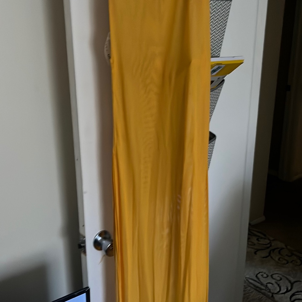 SHEIN bathing suit cover up. Bright yellow size medium